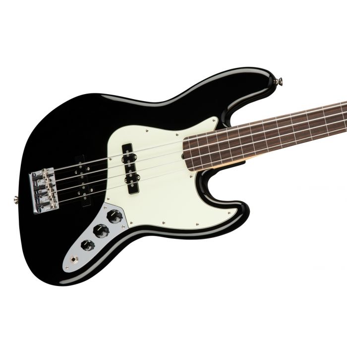 Fender American Professional Jazz Bass Fretless RW, Black Angle