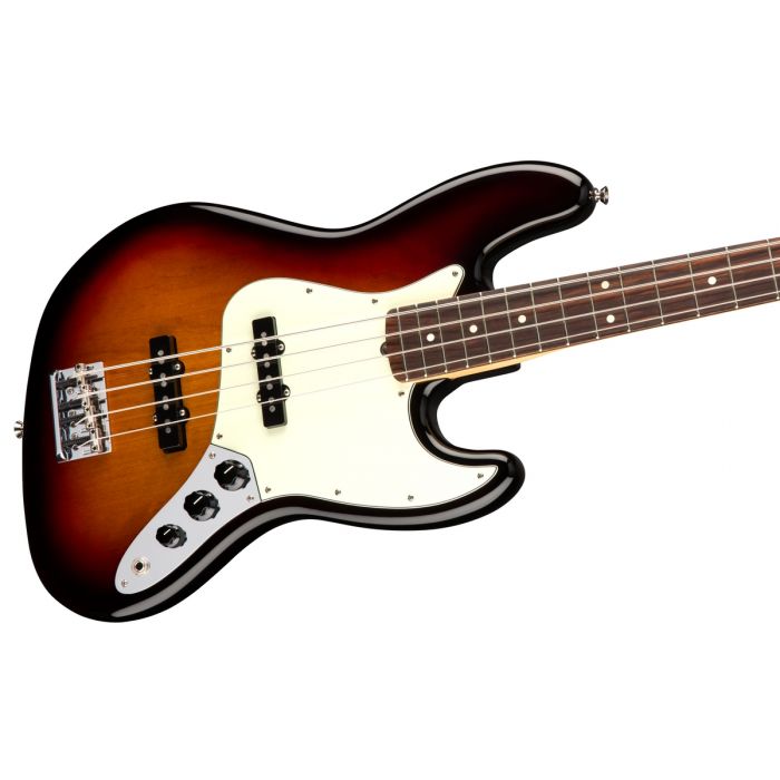 Fender American Professional Jazz Bass RW, 3-Tone Sunburst Angled