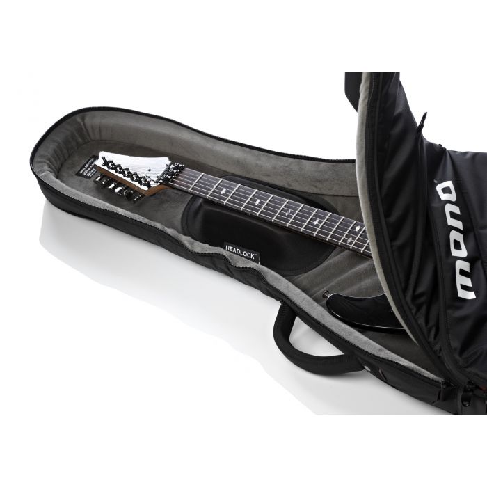 Mono Vertigo Electric Guitar Case in Black Headlock Neck Suspension System