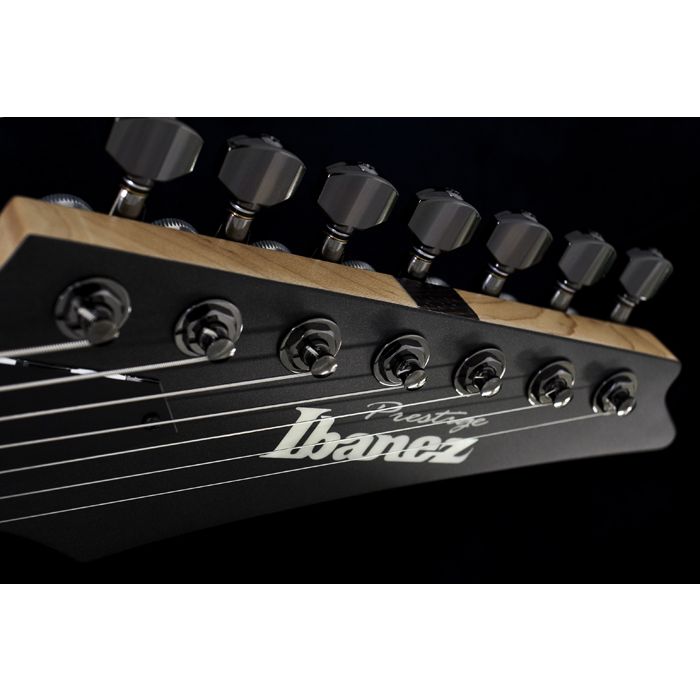 Ibanez 2017 FR6UCS-BKF Electric Guitar, Black Flat Gotoh Machineheads