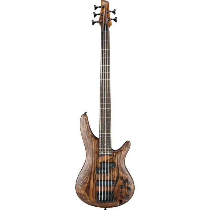 Ibanez 2017 SR655-ABS 5 String Bass, Antique Brown Stained