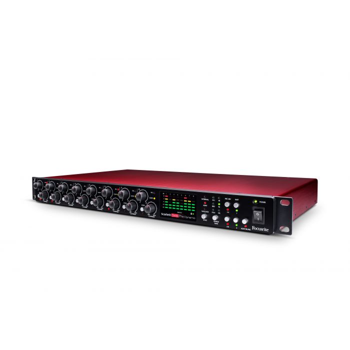 Focusrite Scarlett OctoPre Dynamic Microphone Preamp Angle Right