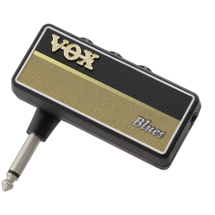 Vox Amplug 2 Blues Mini Headphone Amplifier Angle