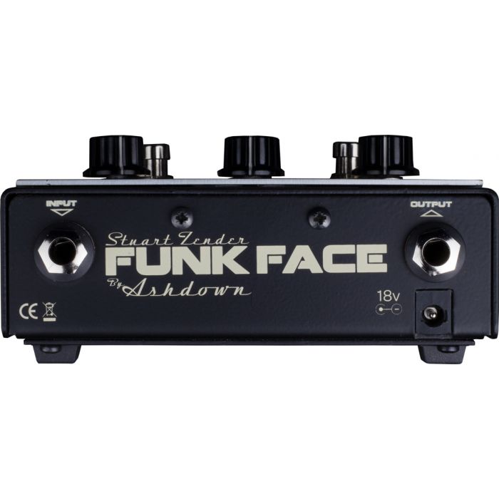 Ashdown Funk Face Stuart Zender Signature Twin Dynamic Filter Pedal Side