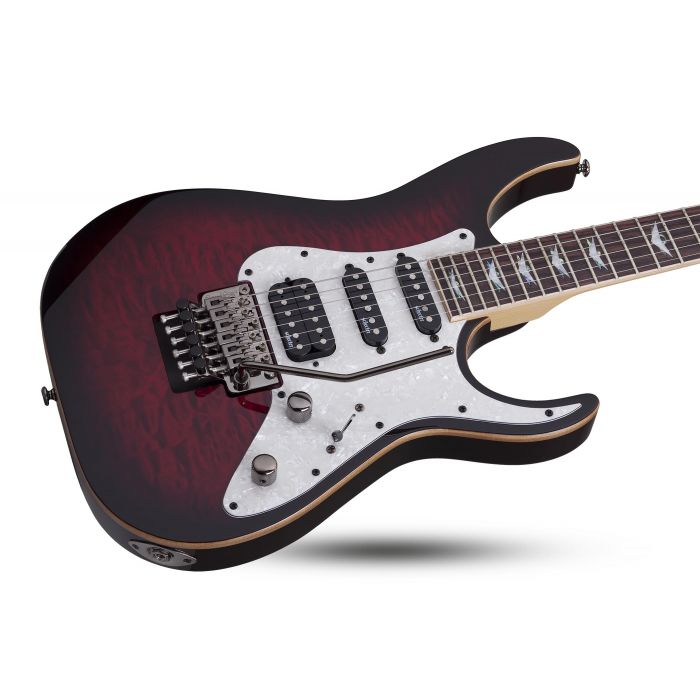 Schecter Banshee-6 FR Extreme with Floyd Rose in Black Cherry Burst Body