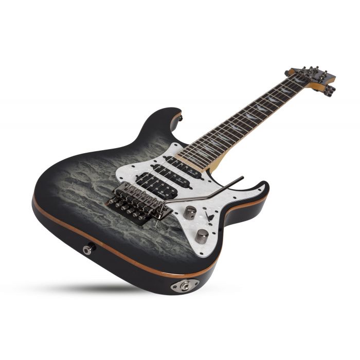 Schecter Banshee-6 FR Extreme with Floyd Rose in Charcoal Burst Laid Back