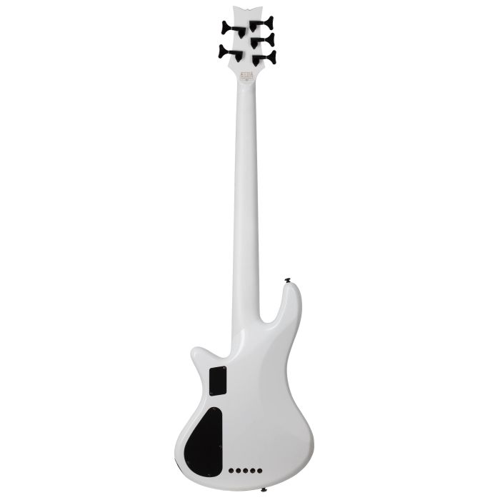 Schecter Stiletto Stage-5, 5 String Bass in Gloss White Back
