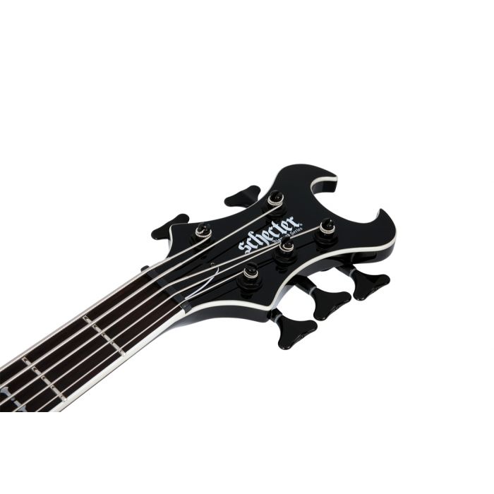 Schecter Mephisto King Ov Hell Signature 5 String Bass Headstock