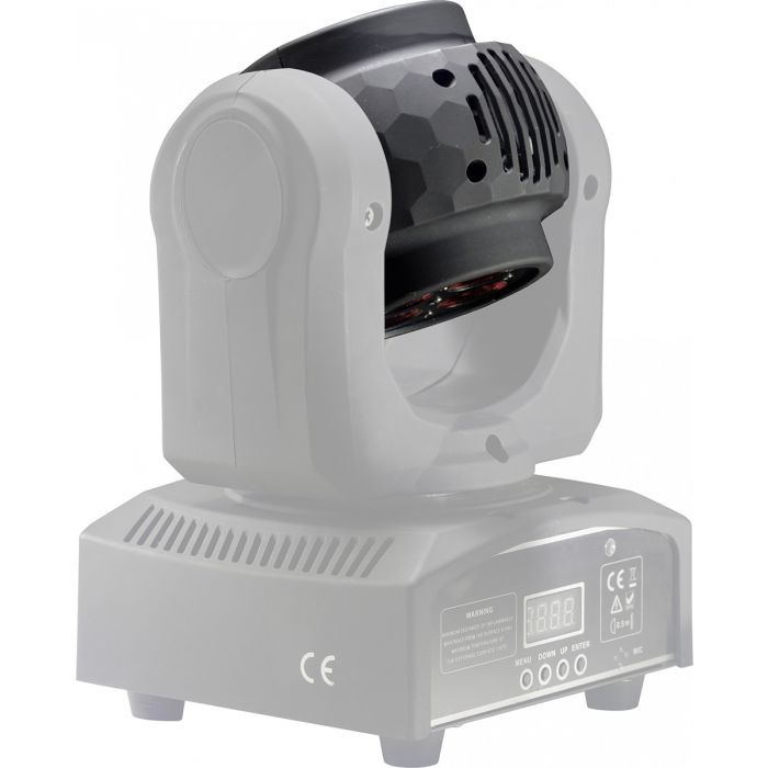 Stagg RGBW LED HeadBanger Spin Moving Head Light Another Angle