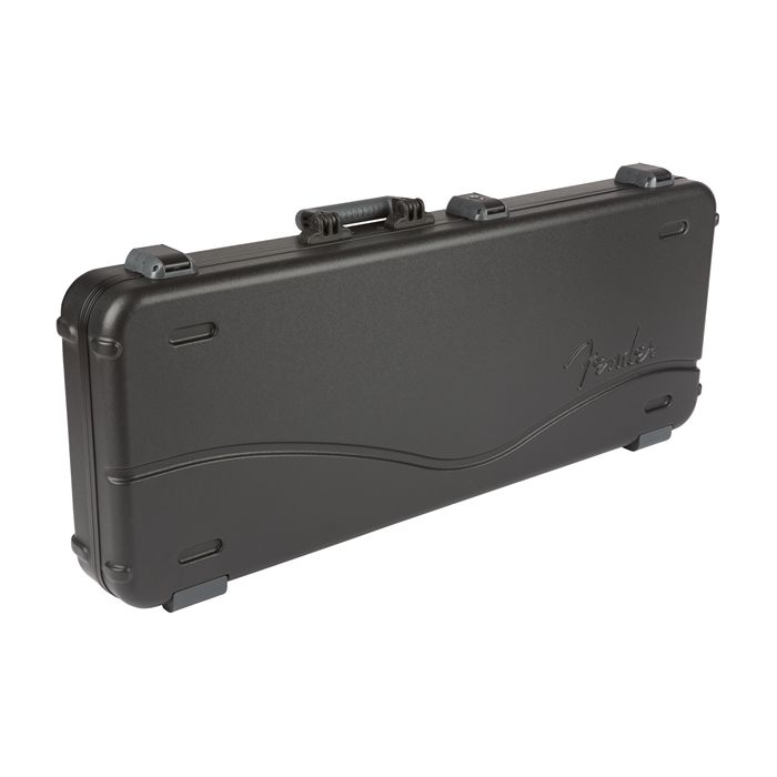 Fender Deluxe Moulded Hard Case for Strat and Tele Guitars Angle