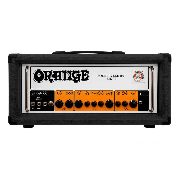 Orange Rockerverb 100 MkIII 100W Amp Head in Black Front Panel