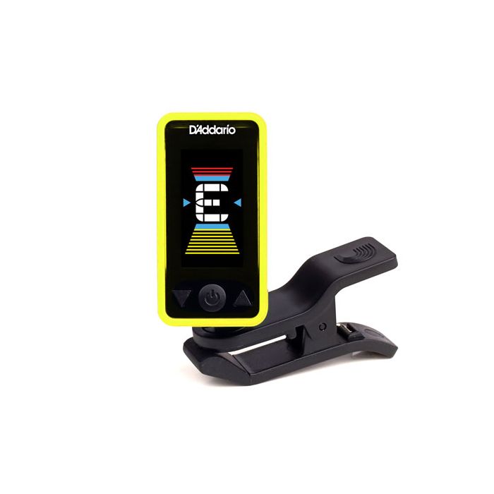 Planet Waves Eclipse Headstock Tuner, Yellow