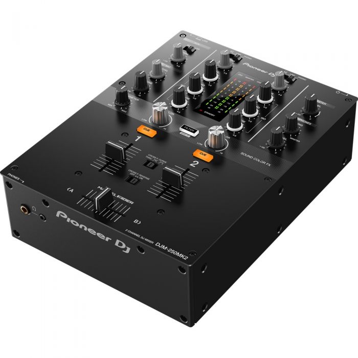Pioneer DJ DJM-250MK2 2-Channel Mixer Angle