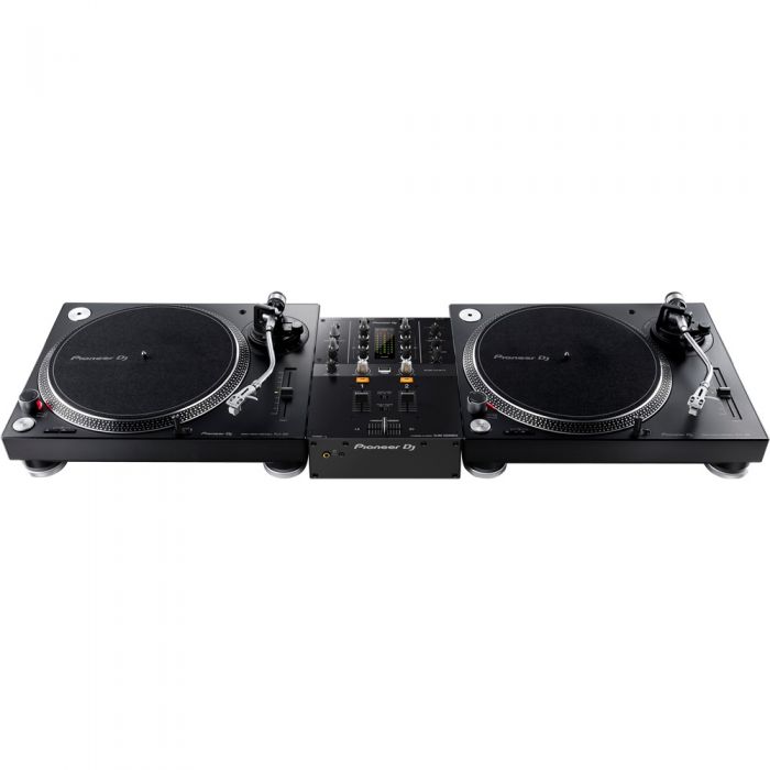 Pioneer DJ DJM-250MK2 2-Channel Mixer with Vinyl Turntables