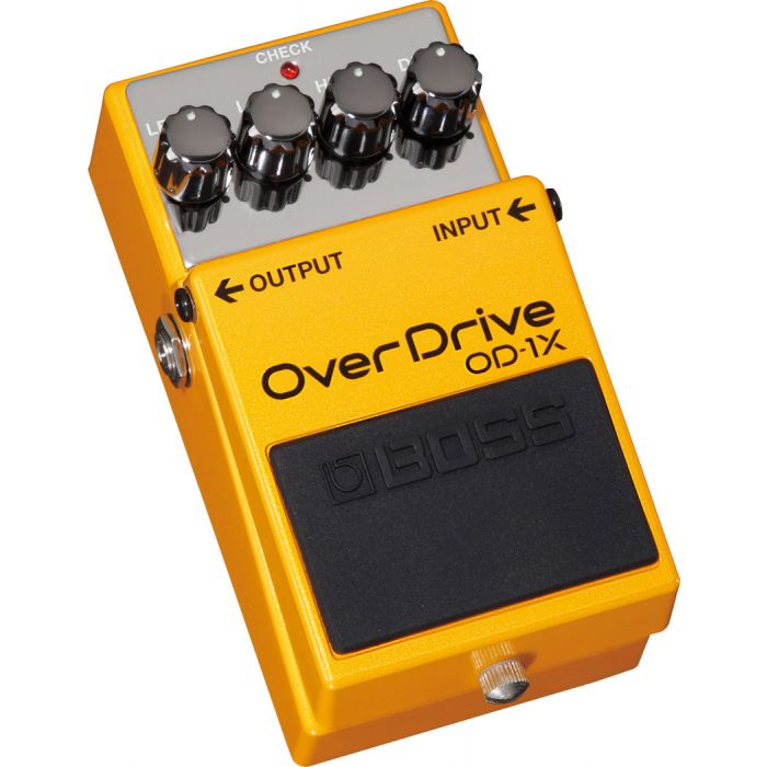 Boss OD-1X Overdrive Compact Guitar Pedal Left Angle