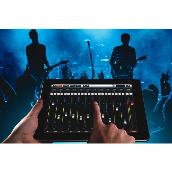SoundCraft Ui16 Digital Mixer Controlled by iPad