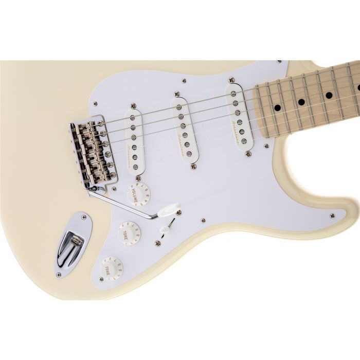 Fender Eric Clapton Stratocaster in Olympic White Vintage Noiseless Pickups