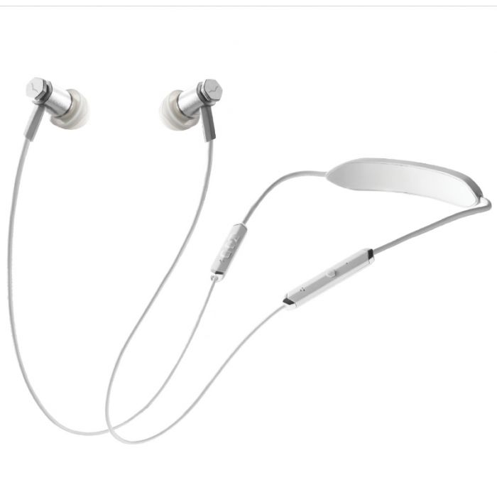 V-MODA Forza Metallo Wireless Earphones - White Silver