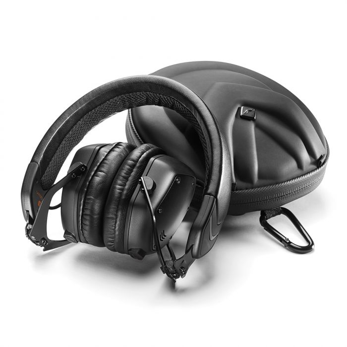V-MODA XS-30 Headphones - Matte Black With Exoskeleton Case