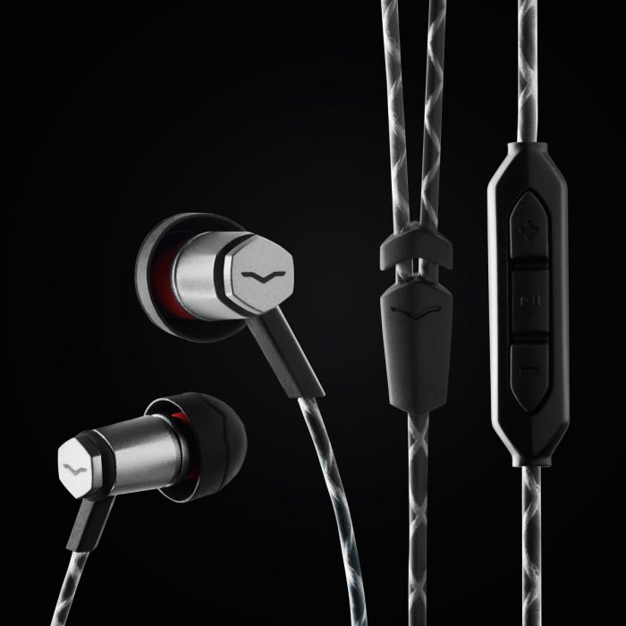 V-MODA Forza Metallo In-Ear Headphones - Gun Black with Microphone