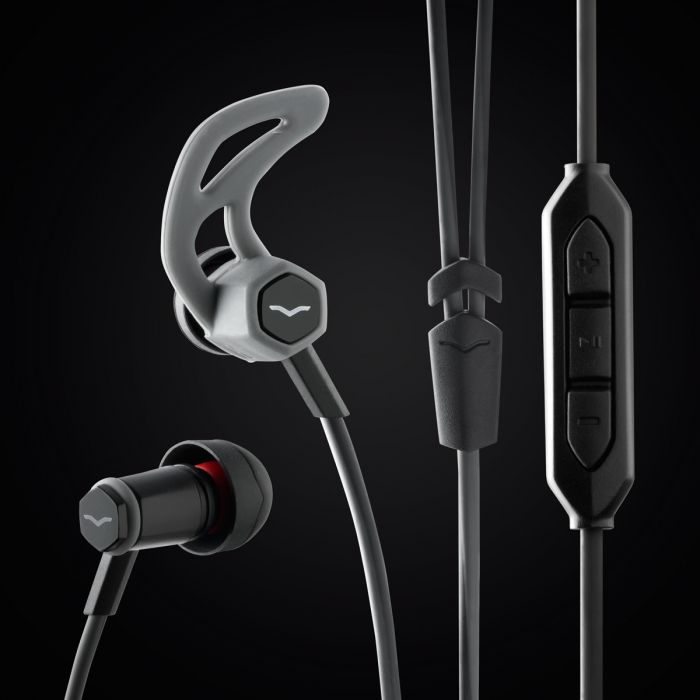 V-MODA Forza In-Ear Sports Headphones - Black with Microphone