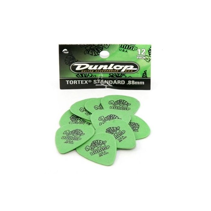 Dunlop JD-418P88 Tortex Standard Guitar Picks, 12 Pack