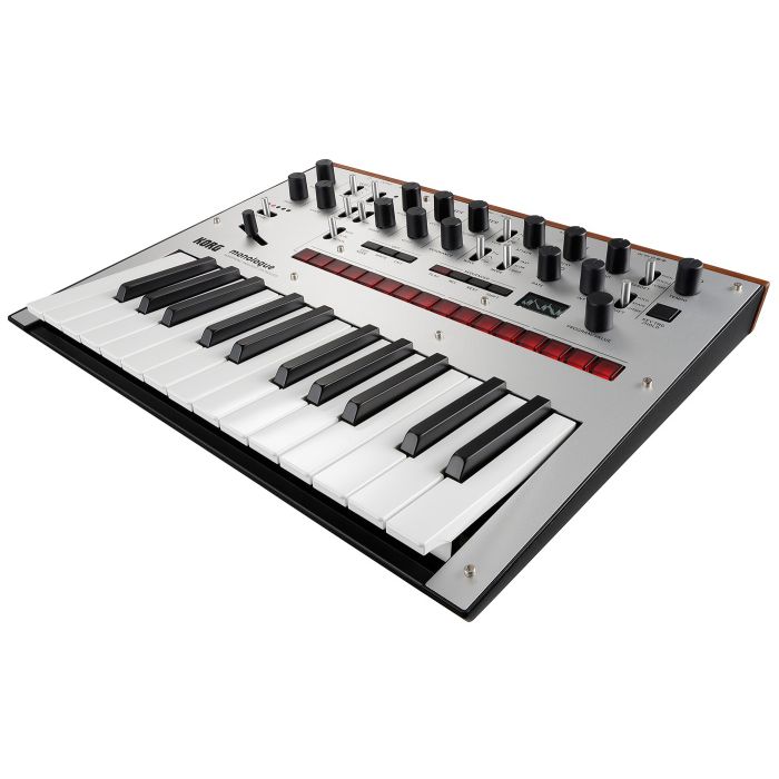 Korg Monologue Analogue Synthesizer in Silver Angle