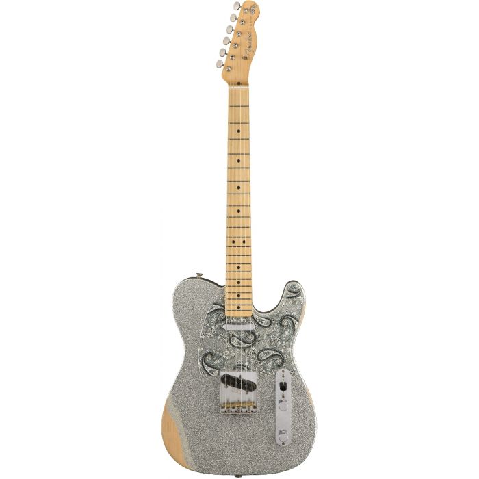 Fender Brad Paisley Telecaster MN Road Worn Silver Sparkle