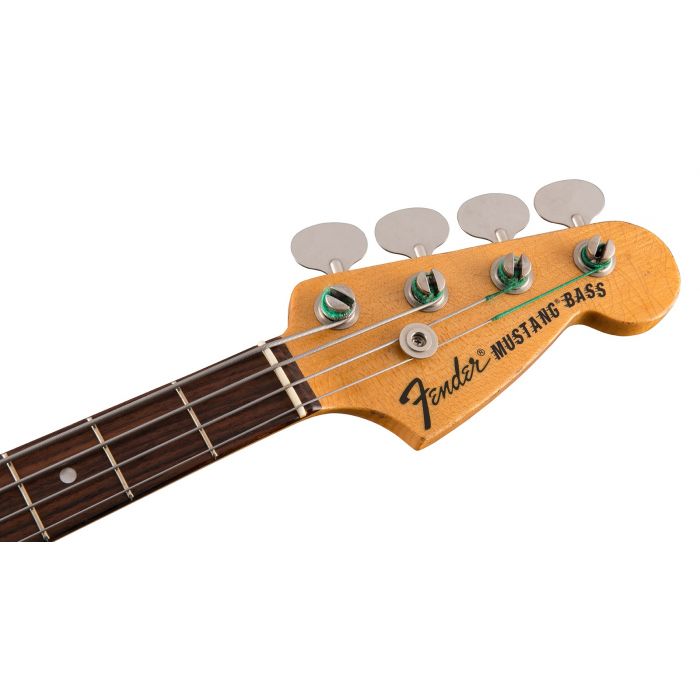 Fender Justin Meldal-Johnsen Road Worn Mustang Bass Headstock
