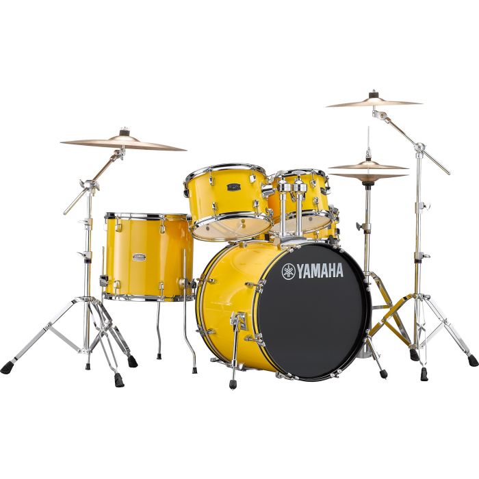 Yamaha Rydeen 20" Drum Kit with Hardware and Cymbals in Mellow Yellow