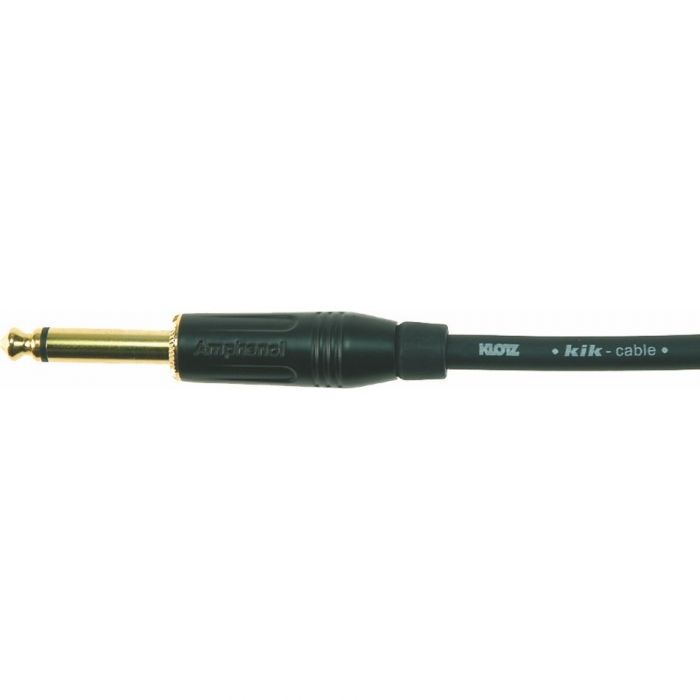 Klotz KIK 4.5m Jack to Jack Guitar Cable Black Plug