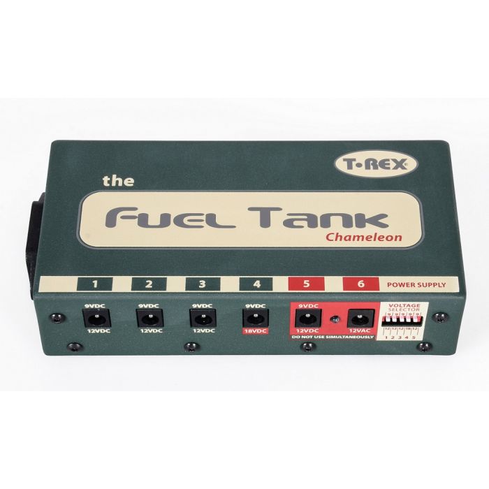 Angled view of a T-Rex Fueltank Chameleon Multi Output Power Supply