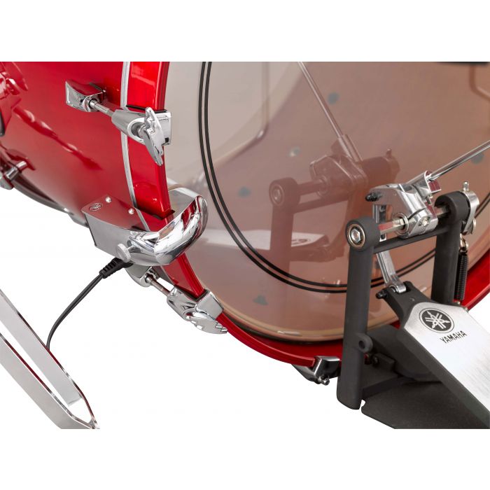 Yamaha DT50K Kick Drum Trigger On Kick Drum