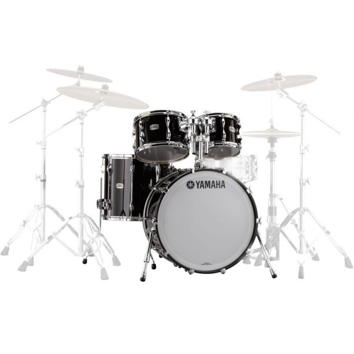 Yamaha Jazz Recording Custom Drum Shell Set Kit in Solid Black