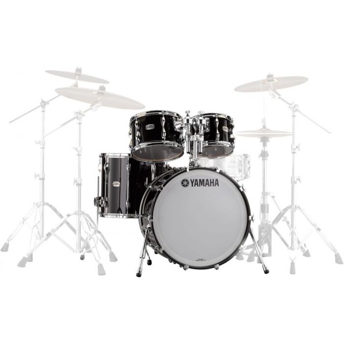 Yamaha Rock Recording Custom Drum Shell Set Kit Solid Black Finish