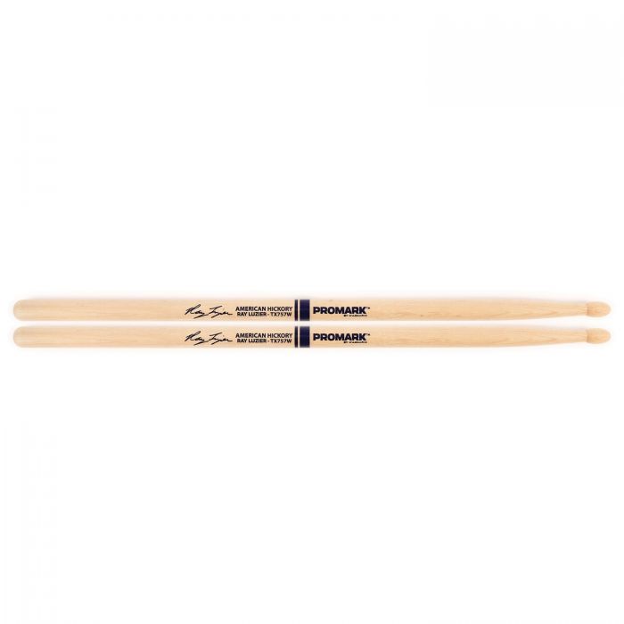 Promark Hickory 757 Wood Tip Ray Luzier Drumstick Pair