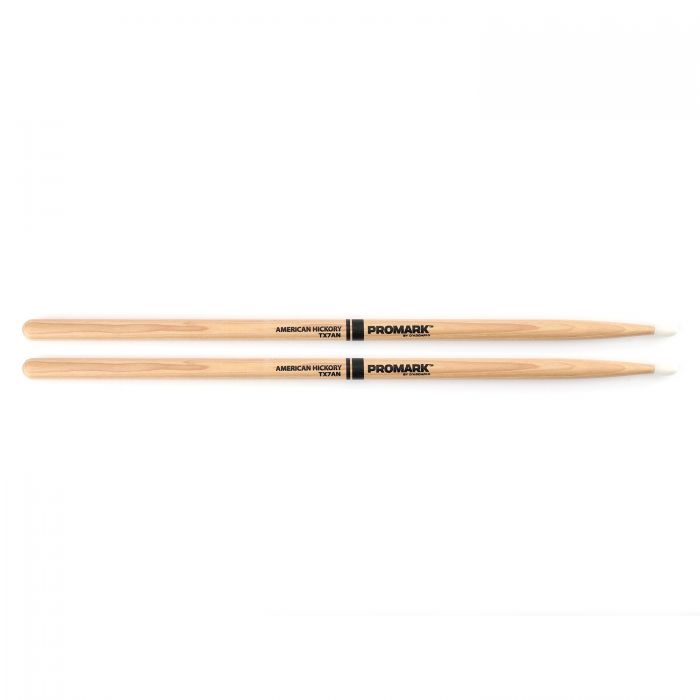 Promark Hickory 7A Nylon Tip Drumstick Pair