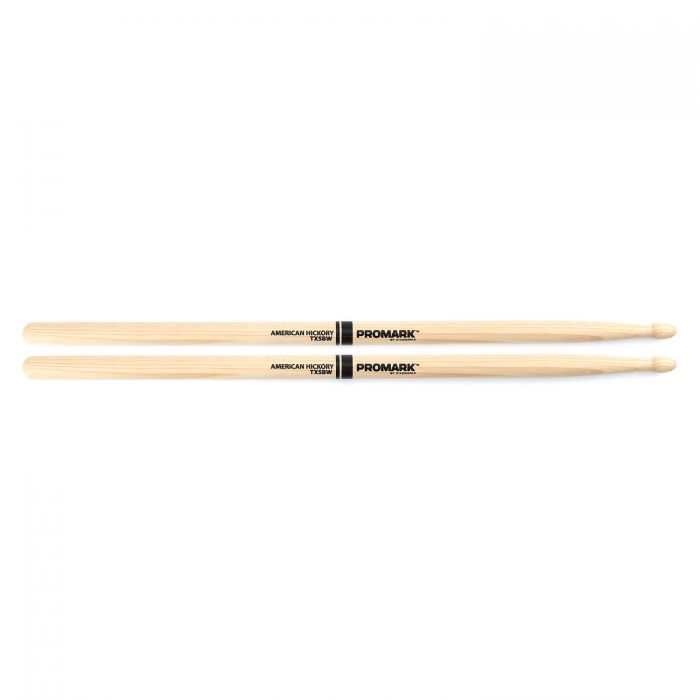 Promark Hickory 5B Wood Tip Drumstick Pair