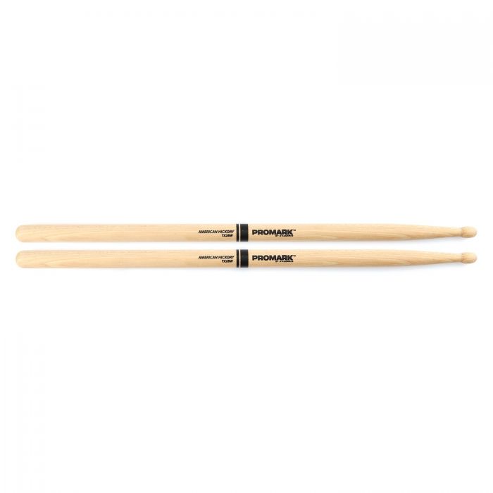 Promark Hickory 2B Wood Tip Drumstick Pair