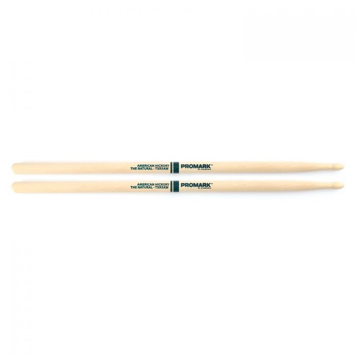 Promark Hickory 5A "The Natural" Wood Tip Drumstick Pair