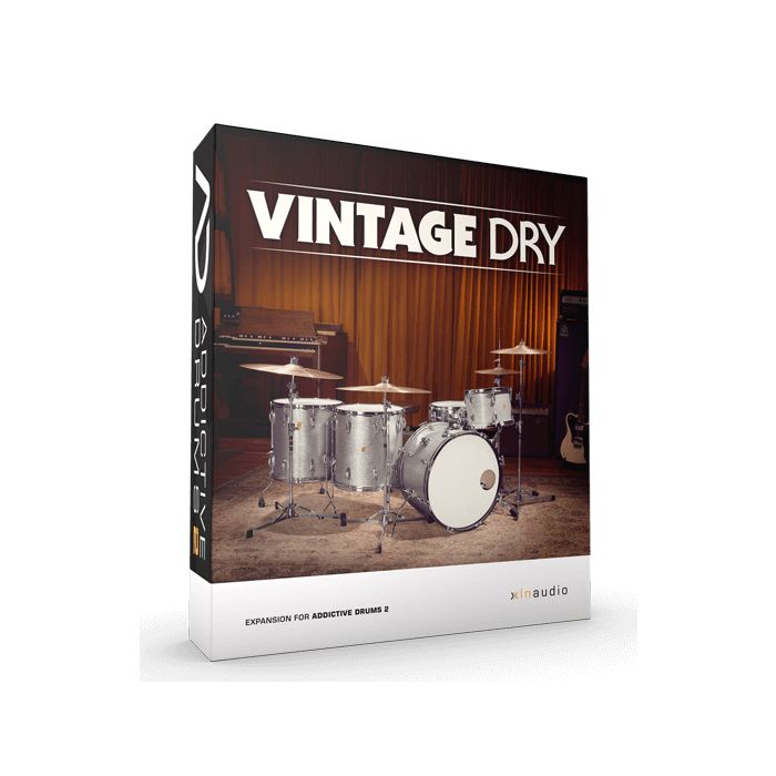 XLN audio vintage dry adpak addictive drums 2 expansion sound library