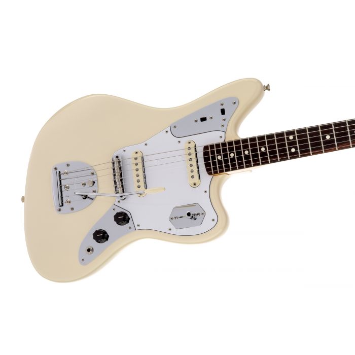 Fender Johnny Marr Signature Jaguar Electric Guitar in Olympic White Body