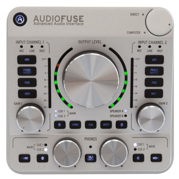 Arturia AudioFuse USB Audio Interface - Metallic Silver