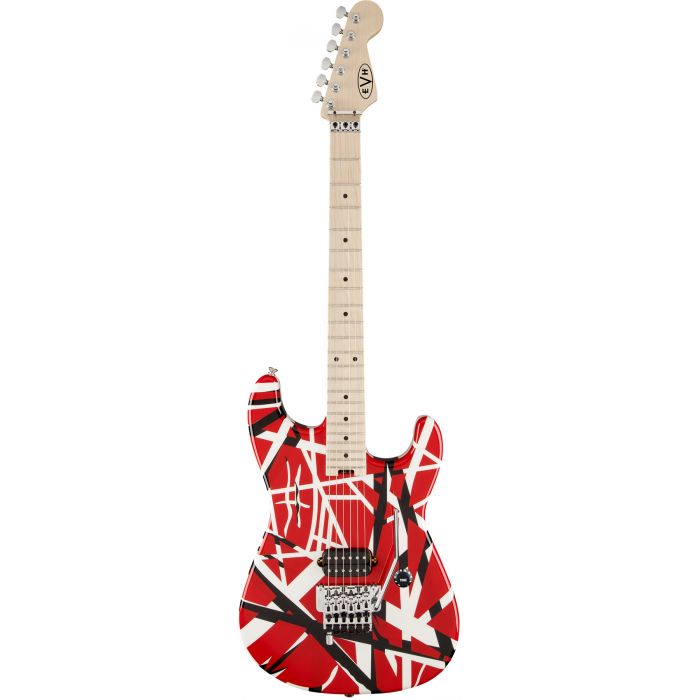 Eddie Van Halen Striped Series Signature Guitar Red Black White