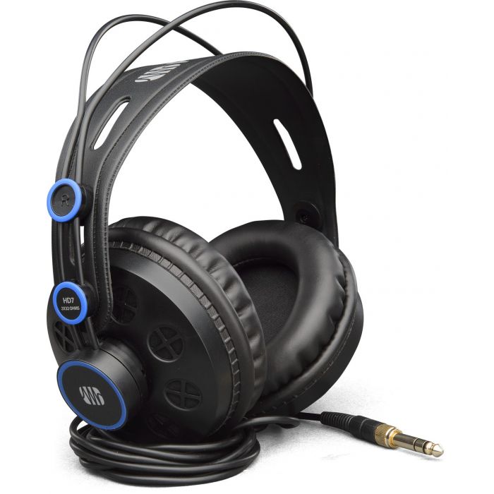 PreSonus Audiobox USB 96 Studio Audio Interface Recording Package HD7 Headphones Angle