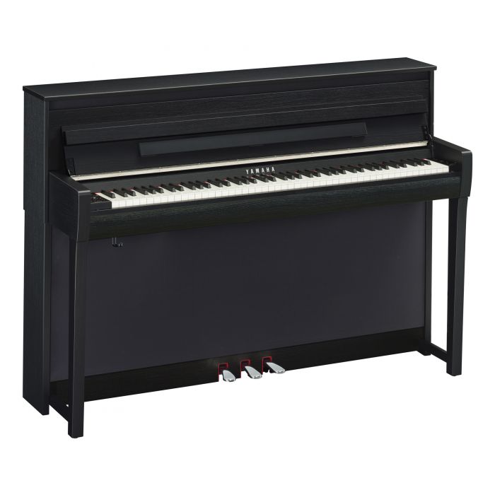 Yamaha Clavinova CLP-685 Digital Piano in Black Walnut Angle