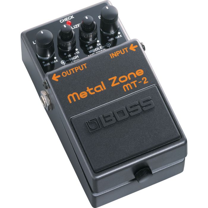 Boss MT-2 Metal Zone Pedal Angle