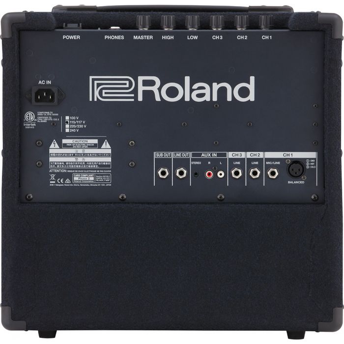 Roland KC-80 Keyboard Amplifier Rear