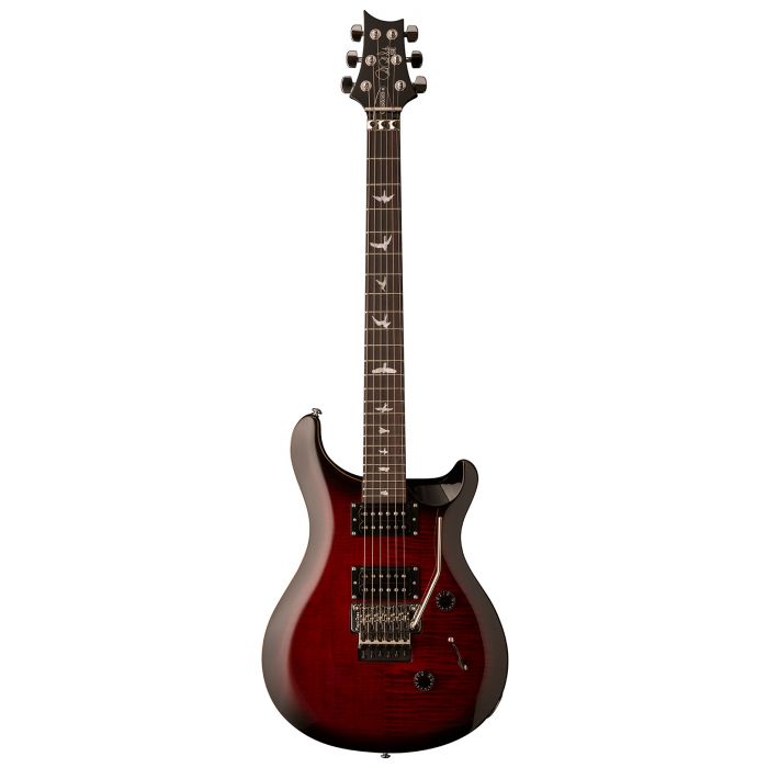 PRS SE Custom 24 Floyd Rose Fire Red Burst Guitar HH