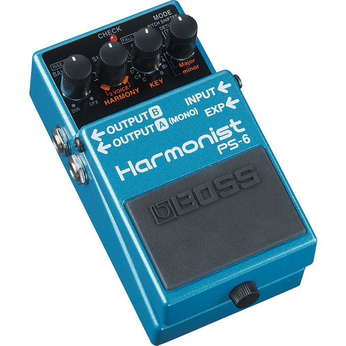 Boss PS-6 Harmonist Effects Compact Pedal Angle